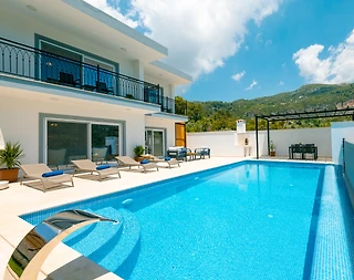 Kaş İslamlar'da Adalar ve Deniz Manzaralı, Özel Havuzlu, Kiralık Villa - 3