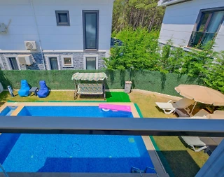 Fethiye Ölüdeniz'de Merkezi Konumda, Özel Havuzlu, Modern Villa - 3