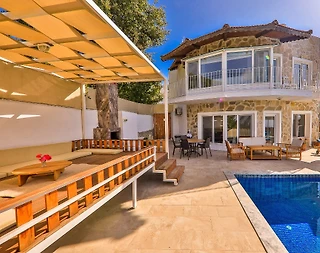 Kaş İslamlar'da Huzur Dolu Doğada, Özel Havuzlu, Jakuzili Villa - 2