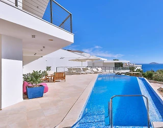 Kaş Kalkan'da Enfes Doğa Manzaralı, Özel Havuzlu, Kiralık Villa - 5