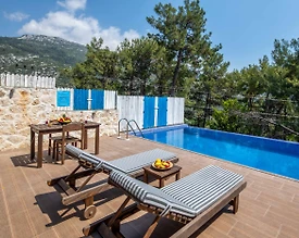 Kaş İslamlar'da Doğanın Kalbinde, Özel Havuzlu, Balayı Villası - 2