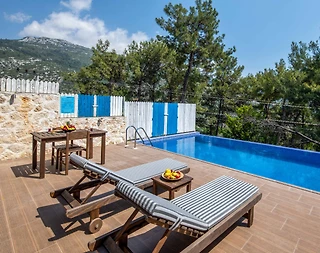 Kaş İslamlar'da Doğanın Kalbinde, Özel Havuzlu, Balayı Villası - 2