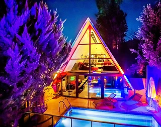 Kaş İslamlar'da Şık Tasarıma Sahip, Özel Havuzlu, Balayı Villası - 1