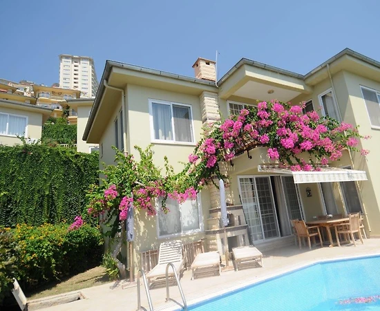 Alanya Kargıcak'ta Muhteşem Manzaralı, Özel Havuzlu, Yazlık Villa - 1