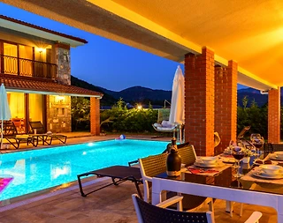 Fethiye Kayaköy'de Doğa İle İç İçe, Özel Havuzlu, 6+1 Ferah Villa - 4
