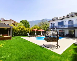 Fethiye Ölüdeniz'de Ferah Bahçeli, Özel Havuzlu, 4+1 Kiralık Villa - 4