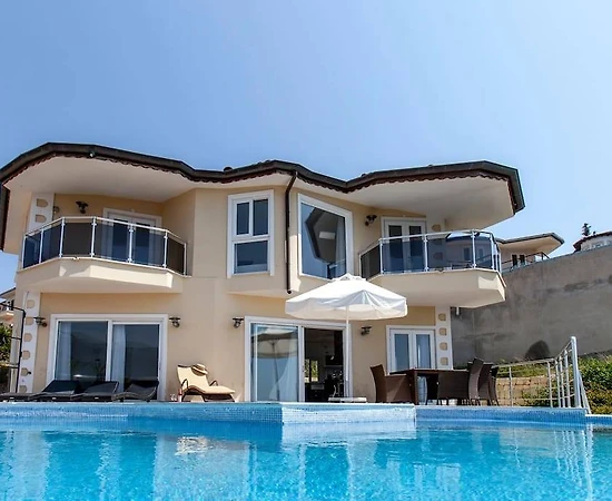 Kaş Andifli'de Muhteşem Deniz Manzaralı, Özel Havuzlu, Keyifli Villa - 1