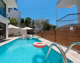 Kaş Kalkan'da Deniz Manzaralı, Özel Havuzlu, Modern Tatil Villası - 2