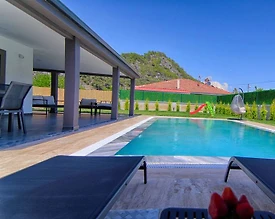 Fethiye İnlice'de Geniş Bahçeli, Özel Havuzlu, 5+1 Kiralık Villa - 3