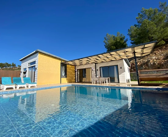 Kaş Üzümlü'de Doğanın İçinde, Özel Havuzlu, 4 Kişilik Villa - 1