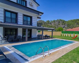 Fethiye İnlice'de Geniş Bahçeli, Özel Havuzlu, 5+1 Kiralık Villa - 2