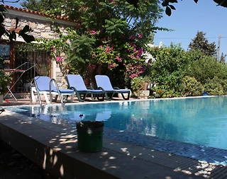 Bodrum Bitez'de Yemyeşil Bahçeli, Özel Havuzlu, Konforlu Villa - 5