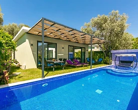 Kaş İslamlar'da Huzurlu Doğa İçinde, Özel Havuzlu, Balayı Villası - 3