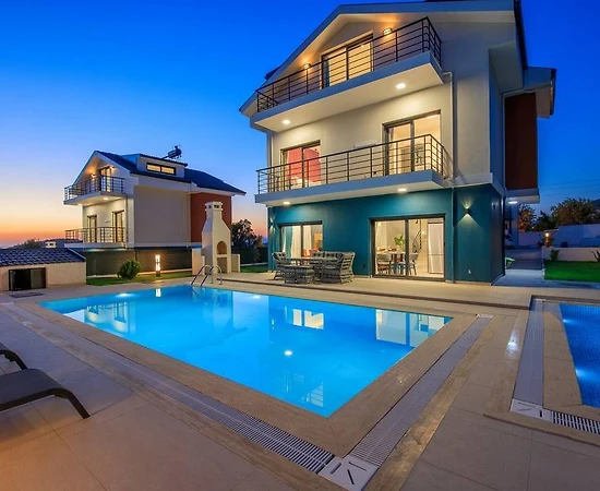 Fethiye Ölüdeniz'de Doğa İçerisinde, Özel Havuzlu, Jakuzili Villa - 1