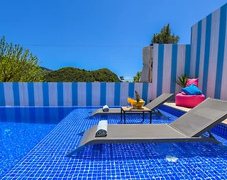 Kaş İkizce'de Doğa Manzaralı, Özel Havuzlu, Modern Villa - 2