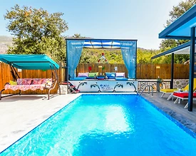 Kaş Üzümlü'de Doğayla İç İçe, Özel Havuzlu, Jakuzili Villa - 3