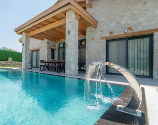 Muğla Seydikemer'de Doğa Manzaralı, Özel Havuzlu, 4 Kişilik Villa - 4