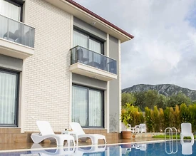 Marmaris Söğüt'te Muhteşem Deniz Manzaralı, Özel Havuzlu, Lüks Villa - 2