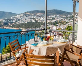 Kaş Kalkan'da Denize Yürüme Mesafesinde, Ortak Havuzlu, Kiralık Suit - 2