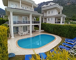 Fethiye Ölüdeniz'de Doğa Manzaralı, Özel Havuzlu, Şık Villa - 4