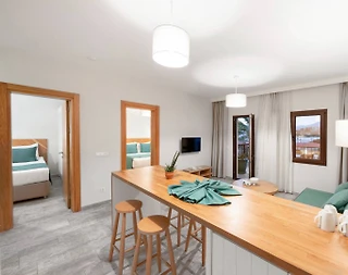 Bodrum Bitez'de Doğayla İç İçe, Bahçe Katı, 2+1 Suite Daire - 5