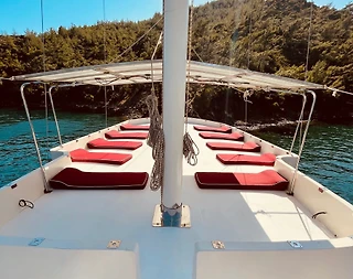 Göcek'te Eşsiz Mavi Sularda, 5 Çift Kabinli, Kiralık Gulet - 4