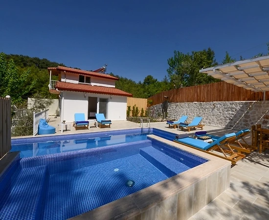 Kaş İslamlar'da Yemyeşil Doğada, Özel Havuzlu, Jakuzili Villa - 1