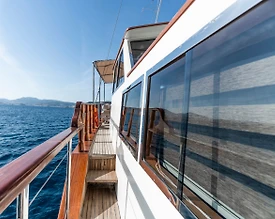 Bodrum'da Masmavi Sularda, Kiralık ve Ferah Dizayna Sahip Gulet - 3