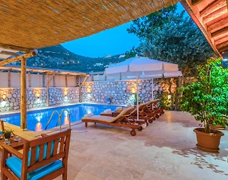Kaş Bezirgan'da Muhteşem Doğada, Özel Havuzlu, Taş Mimarili Villa - 4