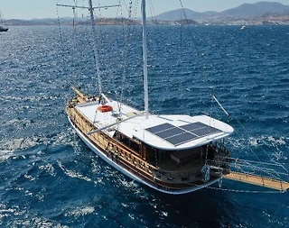Bodrum'da Mavi Yolculuk Sunan, 5 Kabinli, Lüks Gulet - 1