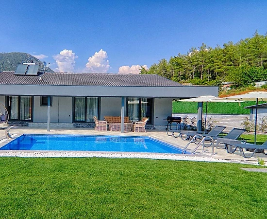 Fethiye İnlice'de Doğa İçerisinde, Özel Havuzlu, 4 Kişilik Villa - 1