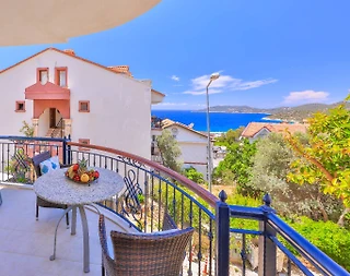 Kaş Andifli'de Enfes Deniz Manzaralı, Merkezi Konumda, Şık Tatil Evi - 2