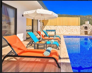 Kaş İslamlar'da Doğa İle İç İçe, Özel Havuzlu, Jakuzili, Kiralık Villa - 3