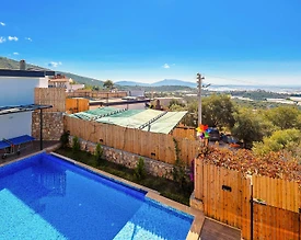 Kaş Çavdır'da Sakin Konumda, Özel Havuzlu, Jakuzili, Kiralık Villa - 3