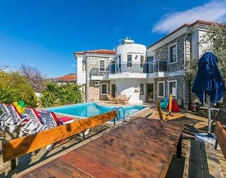 Marmaris Söğüt'te Tasarımıyla Büyüleyen, Özel Havuzlu, 8 Kişilik Villa - 4