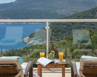 Kaş Kalkan'da İhtişamlı Deniz Manzaralı, Özel Havuzlu, Keyifli Villa - 5