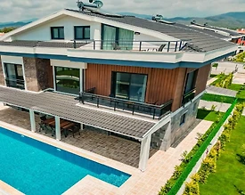 Fethiye Kargı'da Plaja Yakın Konumda, Özel Havuzlu, Lüks Villa - 3