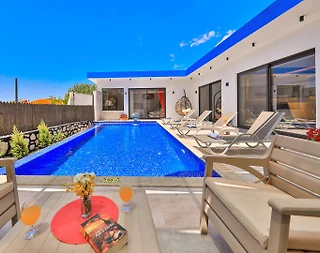 Kaş İslamlar'da Huzur Dolu Doğada, Özel Havuzlu, Kiralık Villa - 2