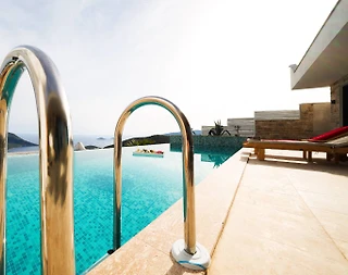 Kaş İslamlar'da Deniz Manzaralı, Özel Havuzlu, Jakuzili, Kiralık Villa - 4