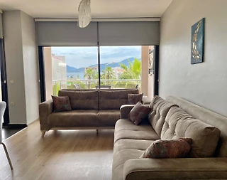 Marmaris'te Deniz Manzaralı, 6 Kişilik, Konforlu, Kiralık Daire - 1