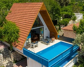 Kaş İslamlar'da Enfes Doğa Manzaralı, Özel Havuzlu, Balayı Villası - 3