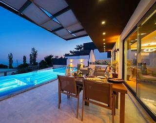 Kaş İslamlar'da Doğa İle İç İçe, Özel Havuzlu, Şık Villa - 5