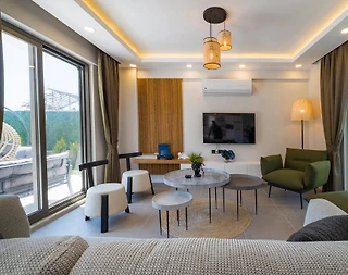 Fethiye Ölüdeniz'de Geniş Alanlara Sahip, Özel Havuzlu, Kiralık Villa - 5