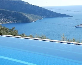 Kaş Kalkan'da Denize Yürüyüş Mesafesinde, Geniş Havuzlu Daire - 3