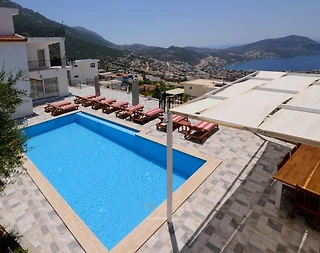Kalkan'da Muhteşem Manzaralı, Özel Havuzlu, 12 Kişilik Konforlu Villa - 3