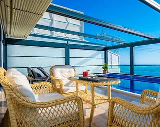 Kaş Bezirgan'da Deniz Manzaralı, Özel Havuzlu, Jakuzili Villa - 3