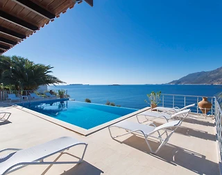 Kaş Andifli'de Özel Platformlu, Özel Havuzlu, Şık Taş Villa - 2