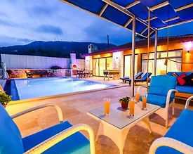 Kaş İslamlar'da Huzur Dolu Doğada, Isıtmalı Havuzlu, Modern Villa - 2