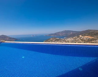 Kalkan Kördere'de Balayı Çiftlerine Uygun, Özel Havuzlu, Kiralık Villa - 3