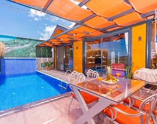 Kaş Bezirgan'da Doğa İle İç İçe, Özel Havuzlu, Balayı Villası - 1